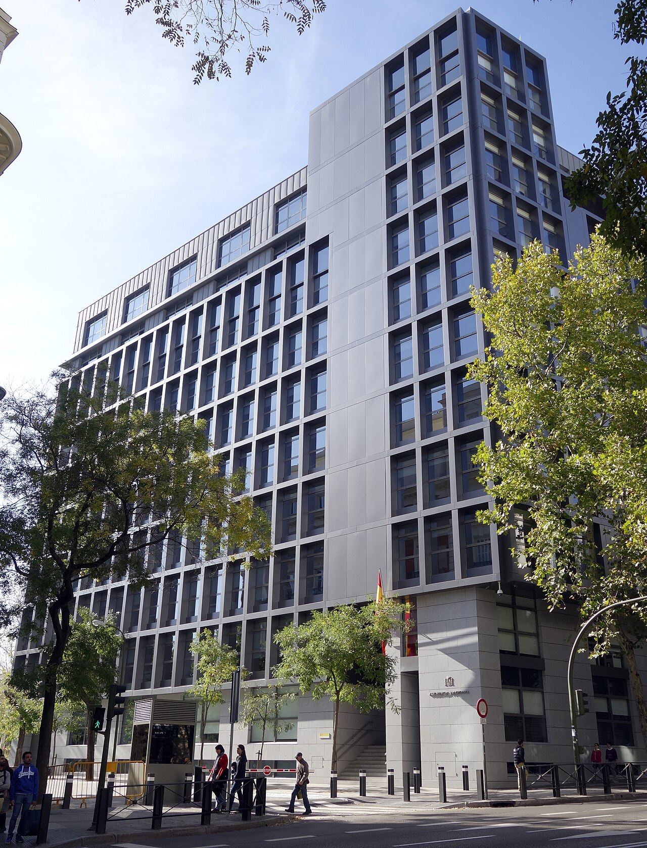Sede de la Audiencia Nacional, en Madrid, donde se instruye la causa sobre Leire Díez y otros investigados.
