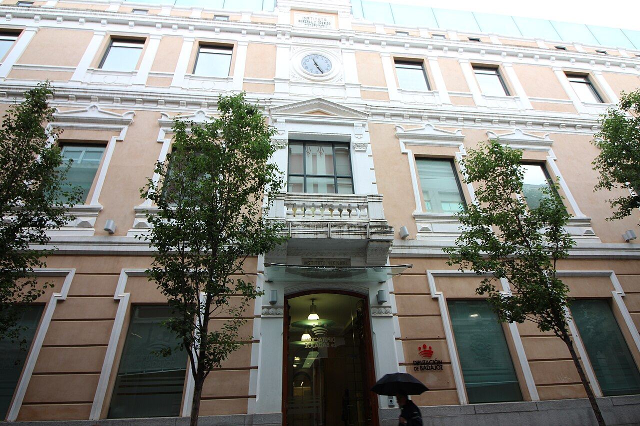 Palacio de la Diputación Provincial de Badajoz, institución en la que fue contratado David Sánchez.